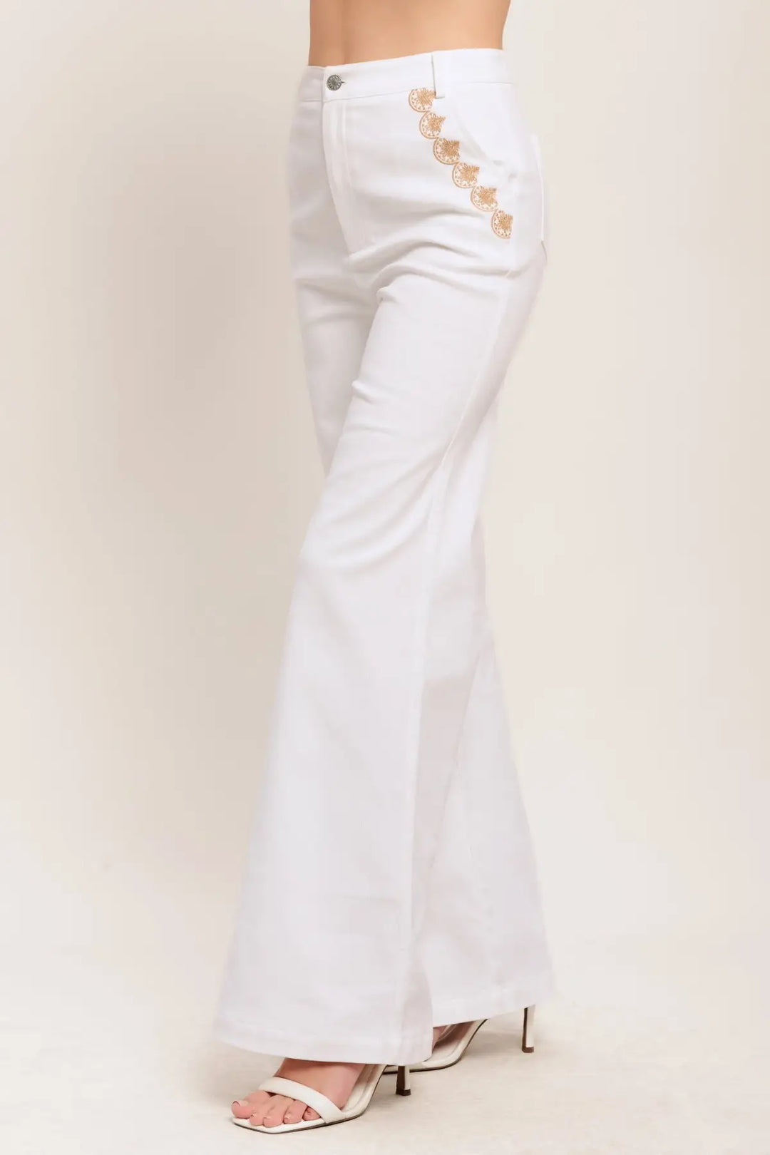 OPEN ROAD WHITE WOVEN PANTS - PANTS