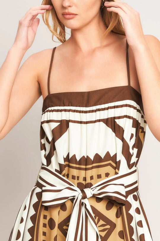 EARTHY ELEGANCE BOHO WOVEN JUMPSUIT - JUMPSUIT