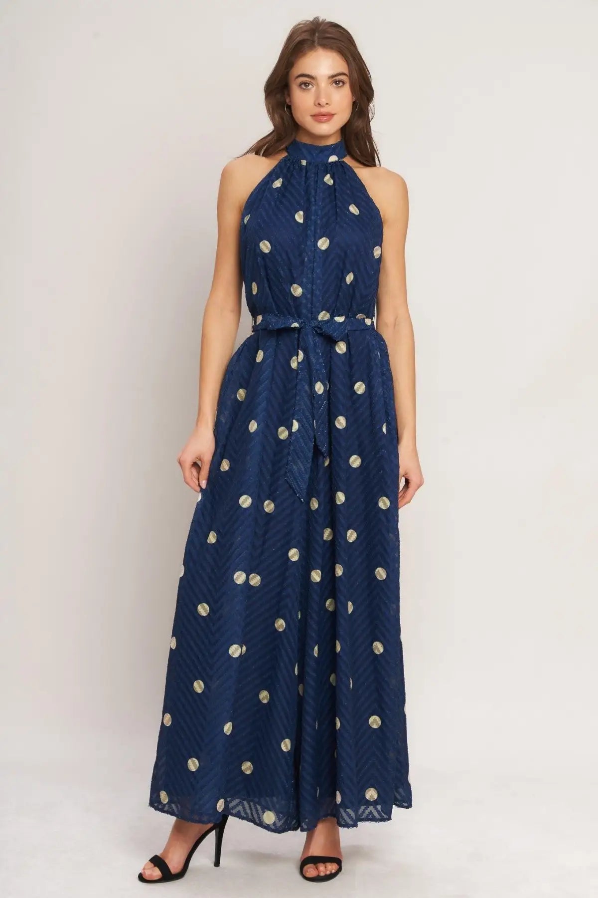 NIGHTFALL MUSE WOVEN JUMPSUIT - JUMPSUIT