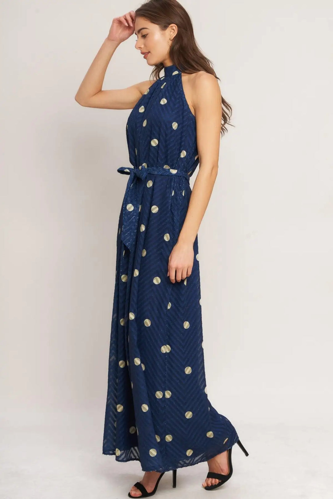 NIGHTFALL MUSE WOVEN JUMPSUIT - JUMPSUIT
