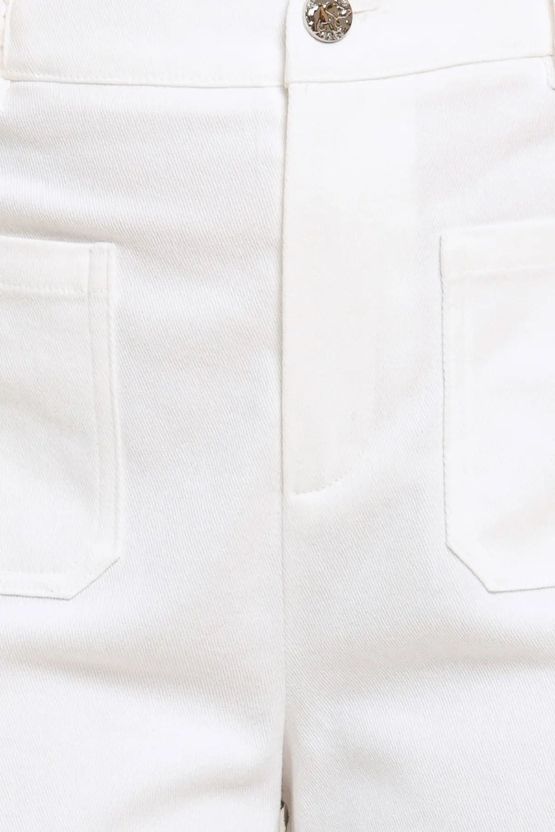 WHITE EASE WOVEN WIDE PANTS - PANTS