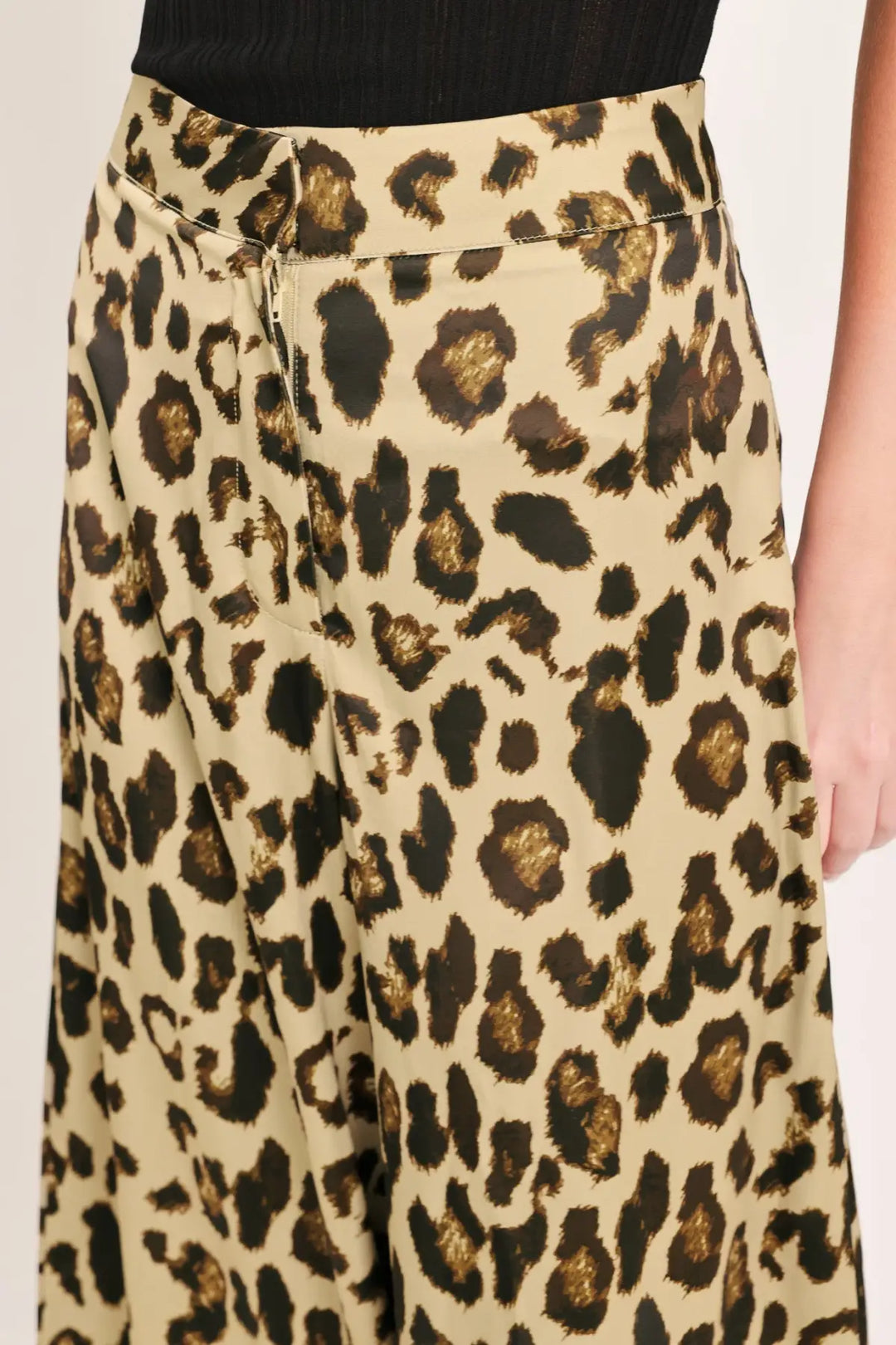 JUNGLE GLAM WOVEN WIDE LEG PANTS - PANTS