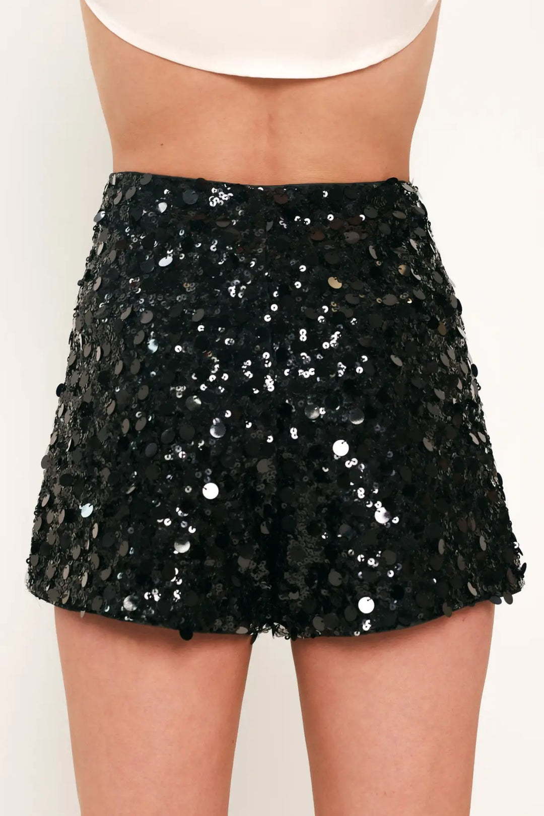 NOIR EDGE BLACK STATEMENT SHORTS