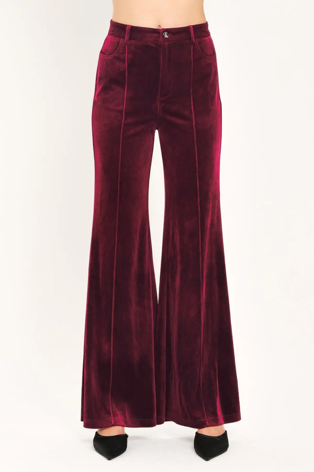 BORDEAUX EDGE BURGUNDY TAILORED PANTS