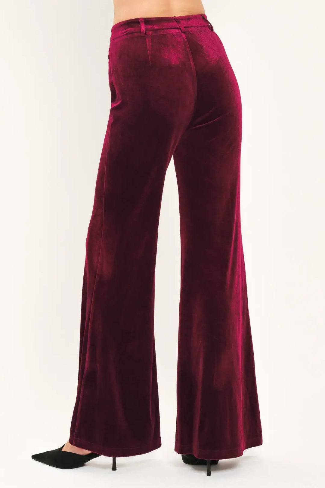 BORDEAUX EDGE BURGUNDY TAILORED PANTS