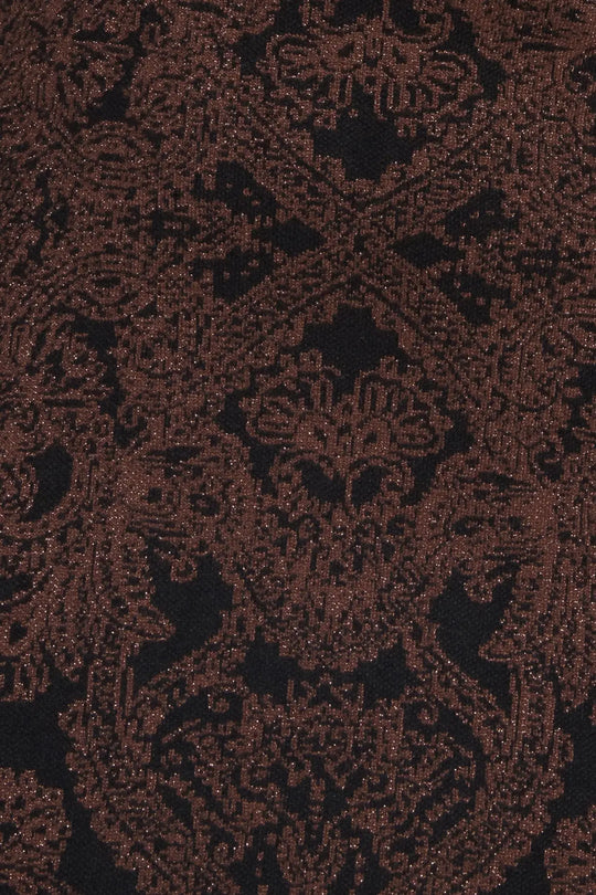 GOTHIC MUSE JACQUARD SWEATER MIDI DRESS - SWEATERS