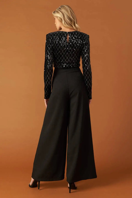 RUNNING OUT OF TIME SEQUIN BODYSUIT - TOPS