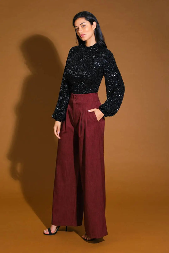 STAY THE SAME SEQUIN TOP - TOPS