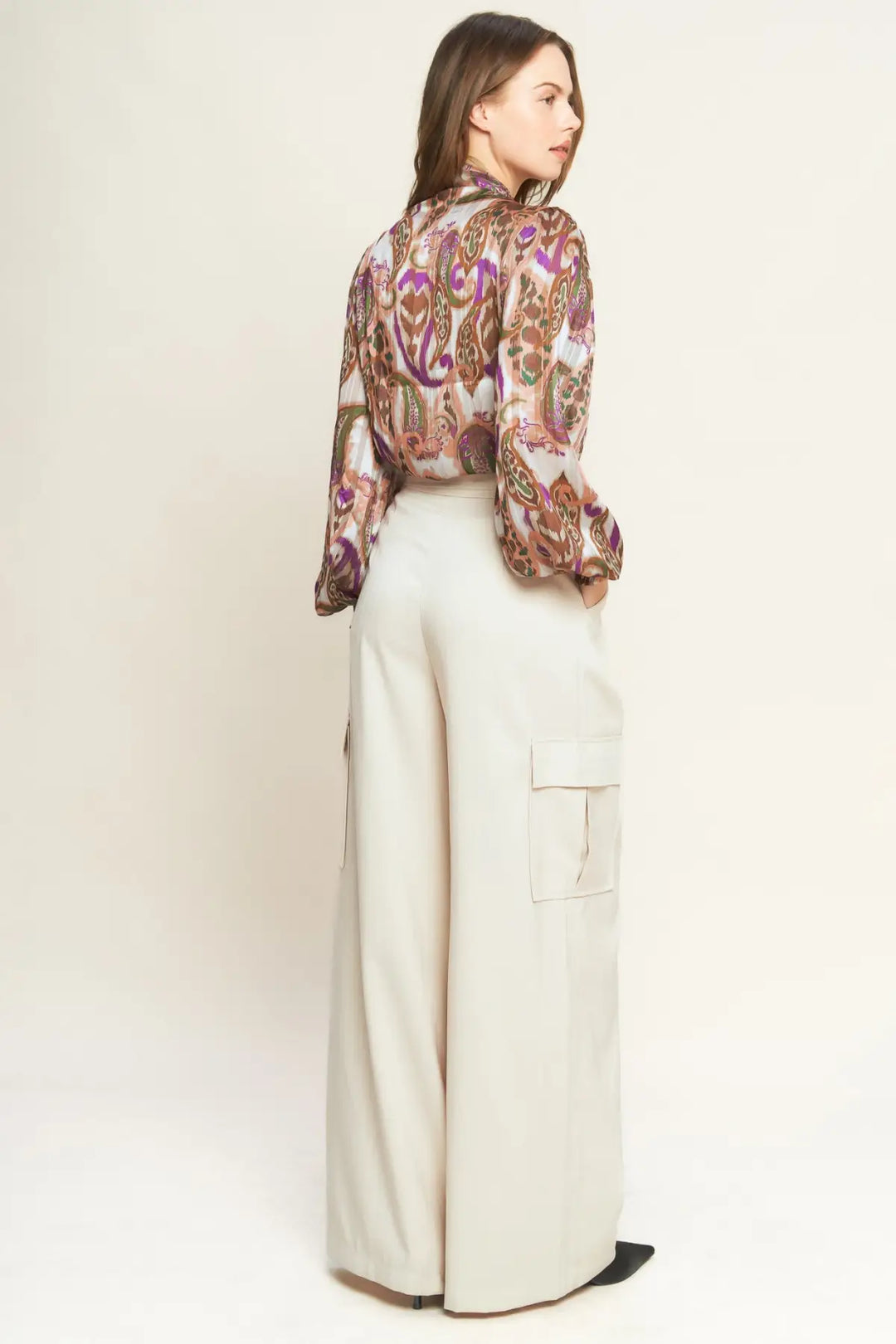 TRY AND TRY AGAIN WOVEN TOP - TOPS