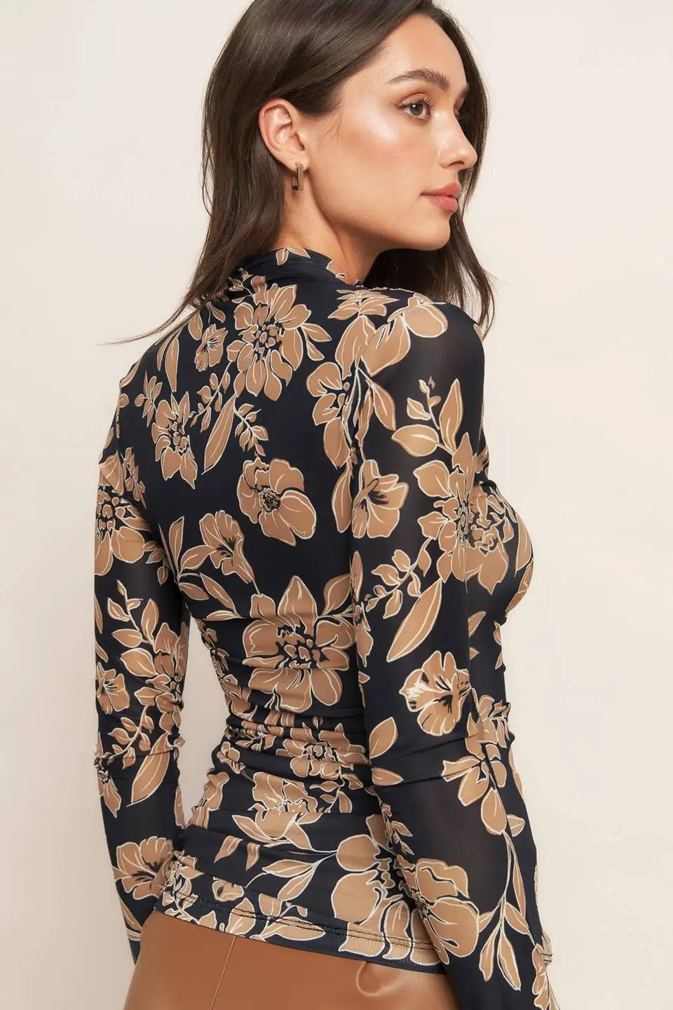 CITY NIGHT OUT POWER MESH TOP - TOPS