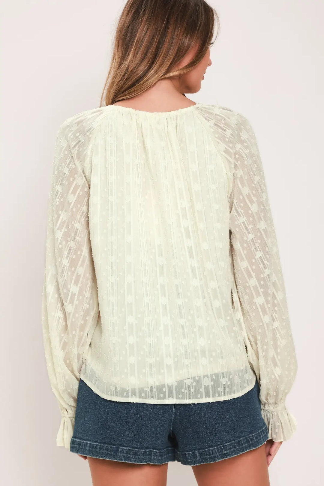 MILK &amp; MOONLIGHT WOVEN TOP