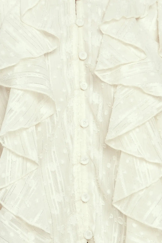 MILK & MOONLIGHT WOVEN TOP - TOPS