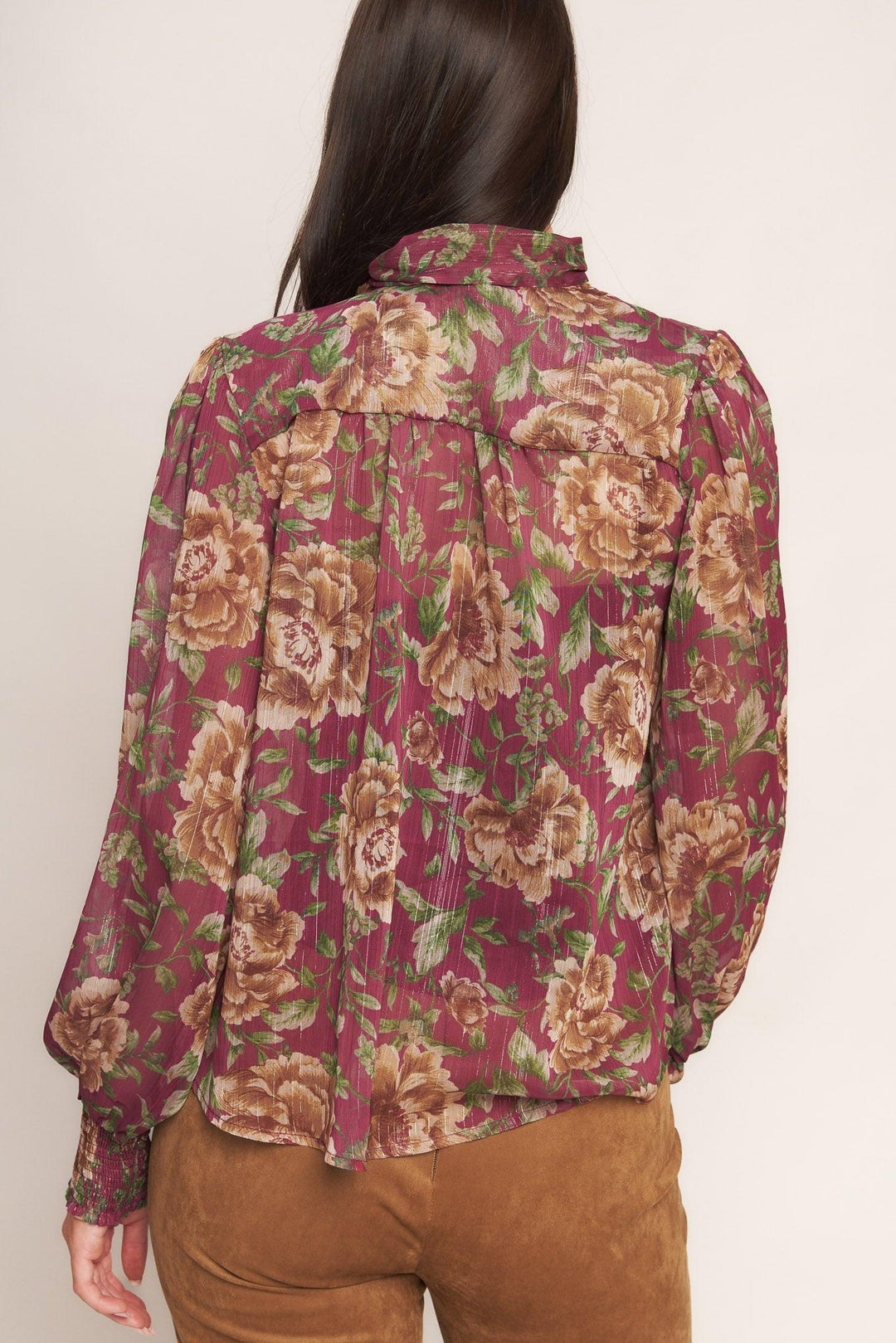 WHISPERING GARDEN WOVEN TOP - MELISSA JEAN
