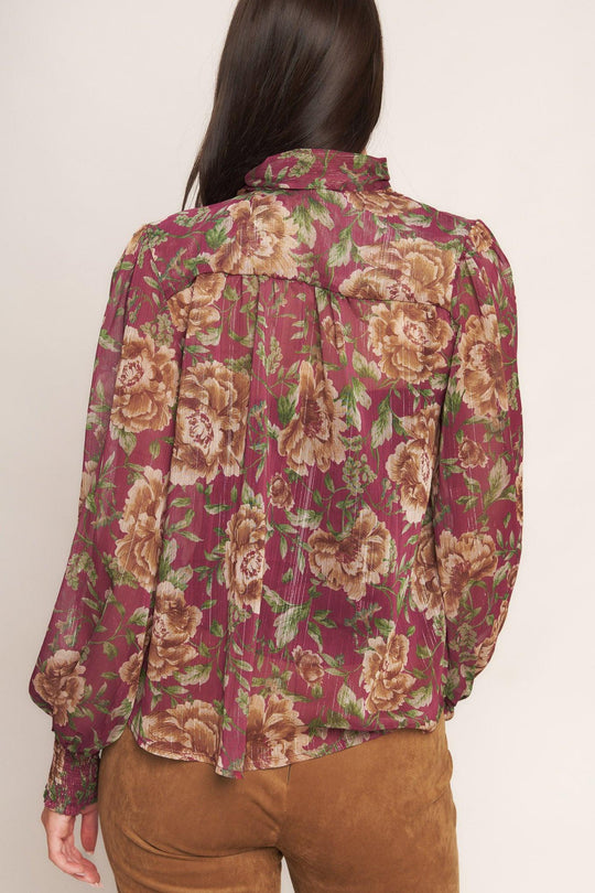 WHISPERING GARDEN WOVEN TOP - MELISSA JEAN
