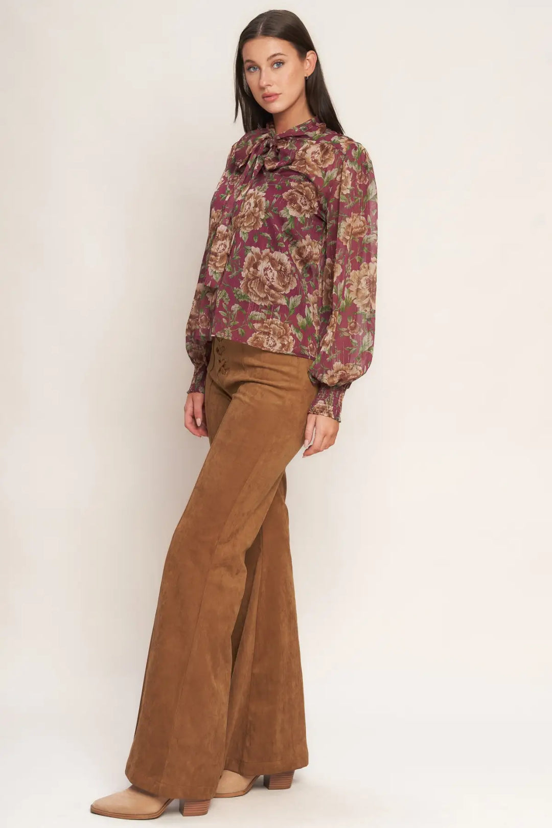 WHISPERING GARDEN WOVEN TOP - TOPS