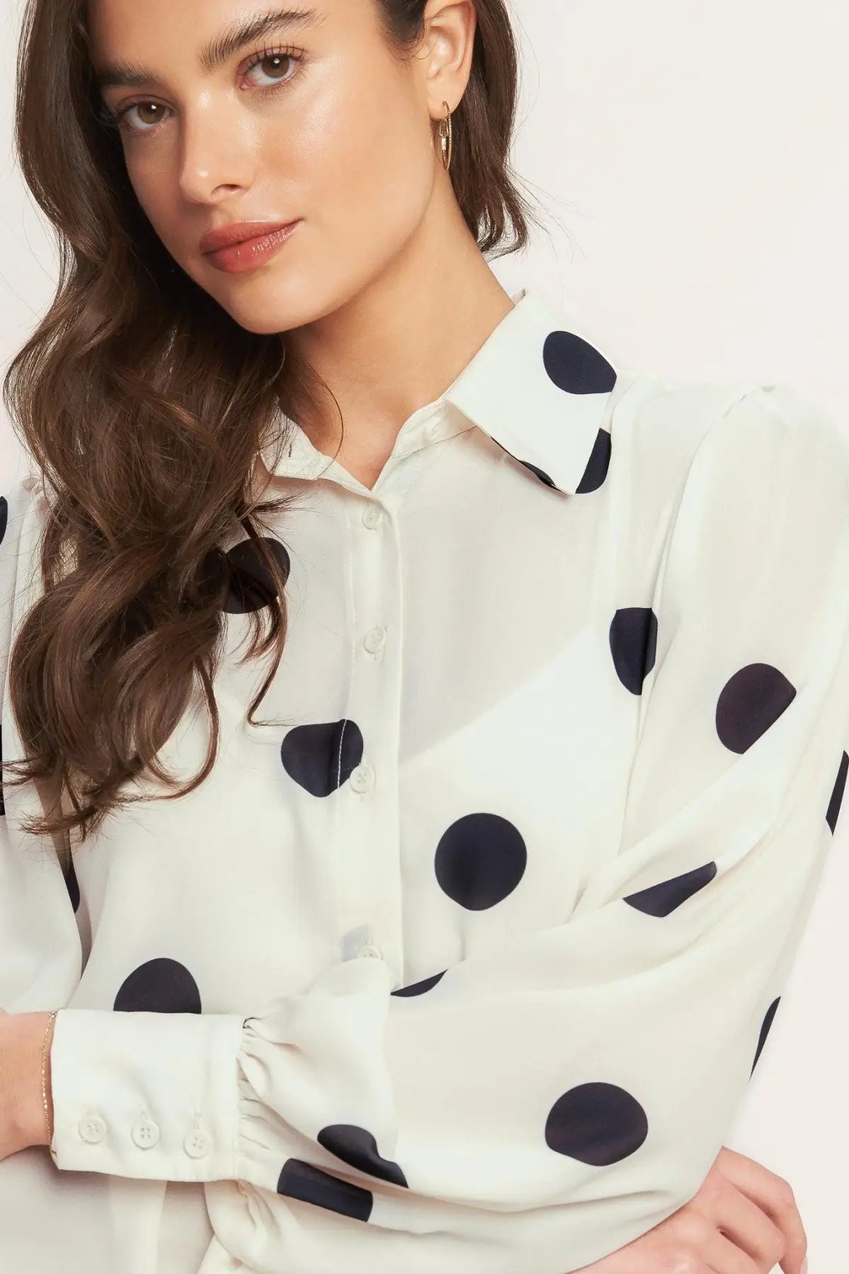 PLAYFUL CONFIDENCE WOVEN TOP - TOPS