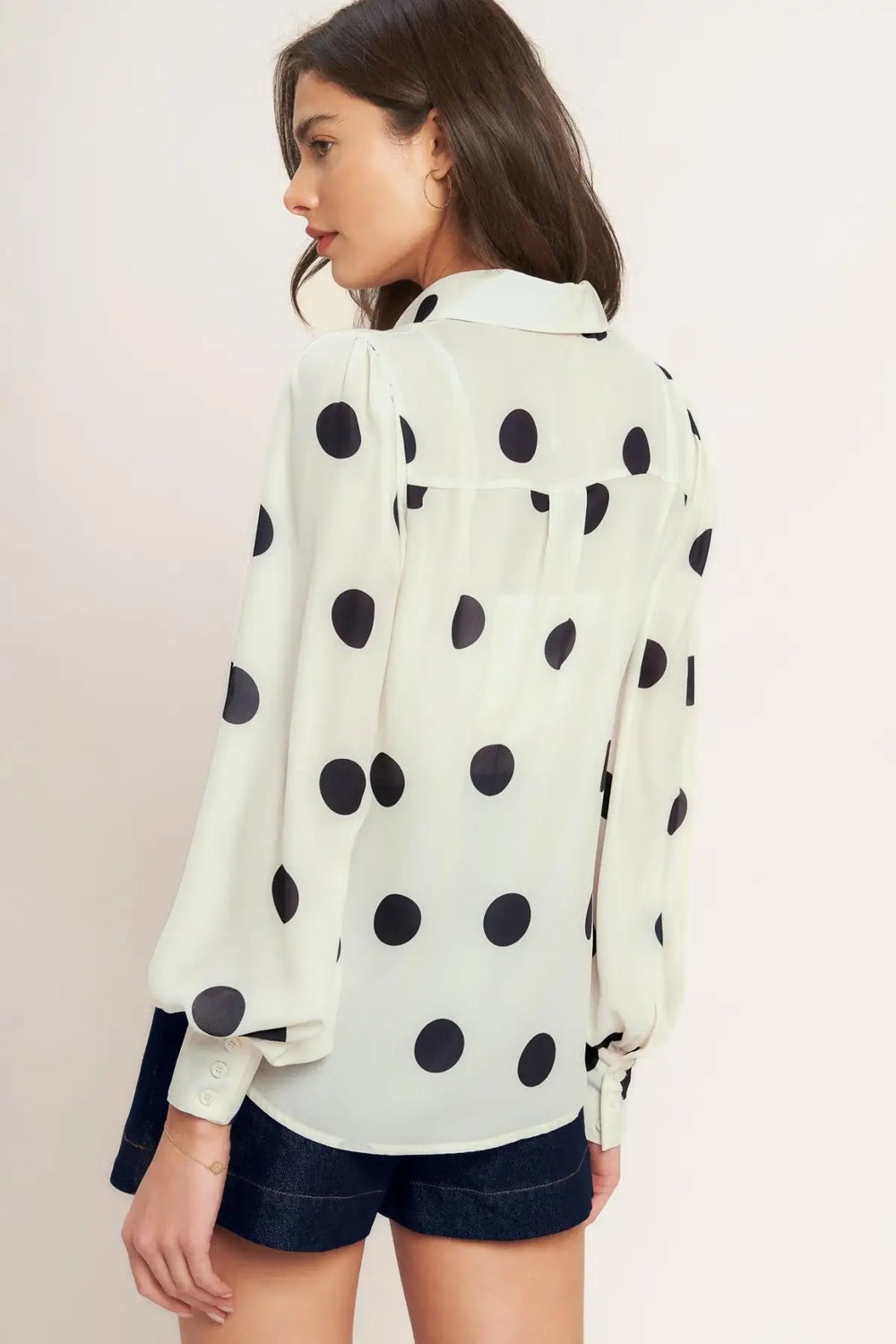 PLAYFUL CONFIDENCE WOVEN TOP - TOPS
