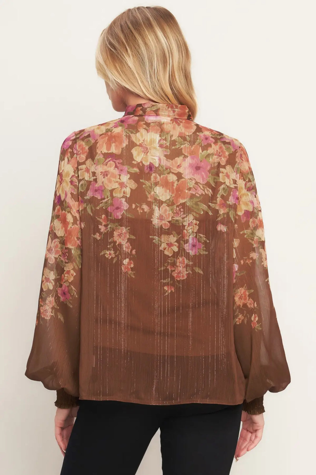 EARTHLY ROMANCE WOVEN TOP - TOPS