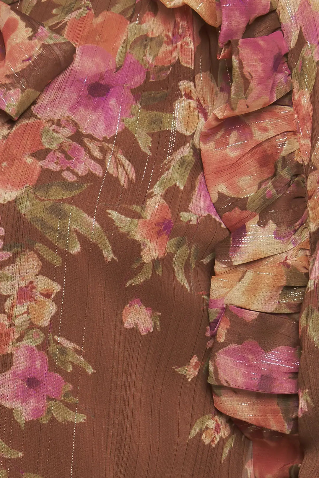 EARTHLY ROMANCE WOVEN TOP - TOPS