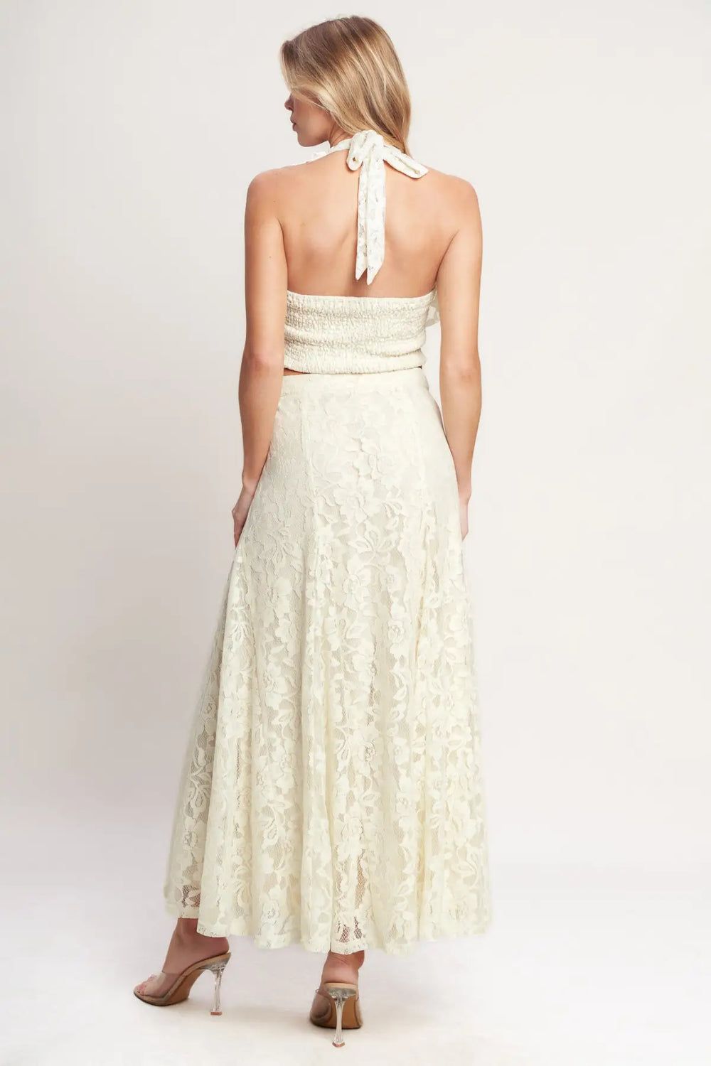 BALLET MUSE WOVEN LACE TOP - TOPS