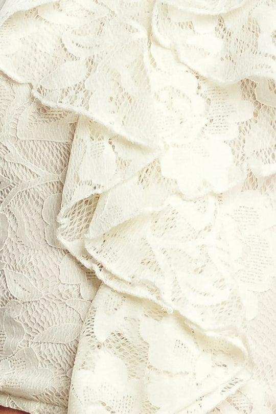 BALLET MUSE WOVEN LACE TOP - TOPS