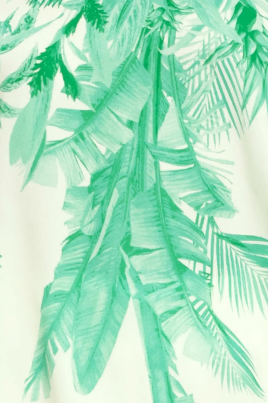 PALM SERENE WOVEN TOP - TOPS