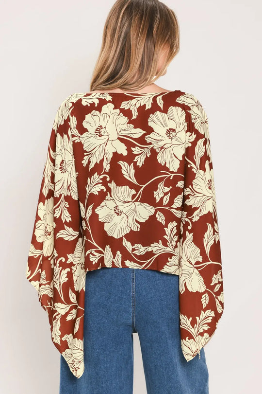 RUBY VINE INTERLUDE WOVEN TOP - TOPS