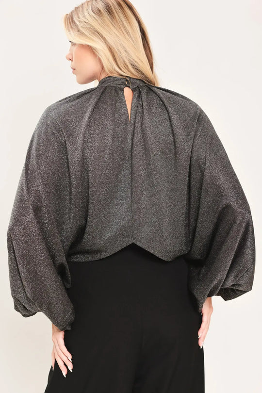 THEORY GREY STATEMENT TOP