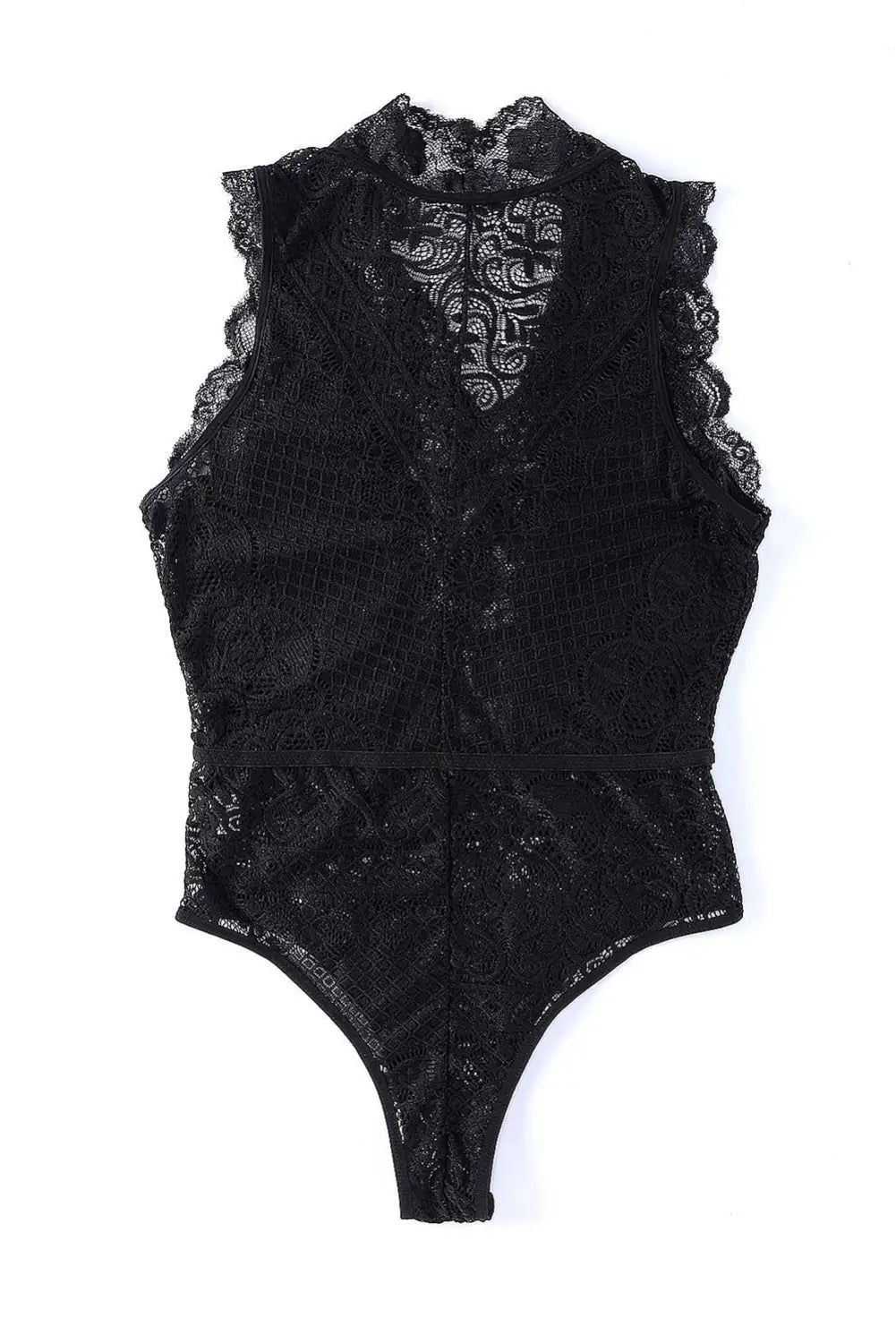 Manhattan Lace Black Bodysuit - Tops