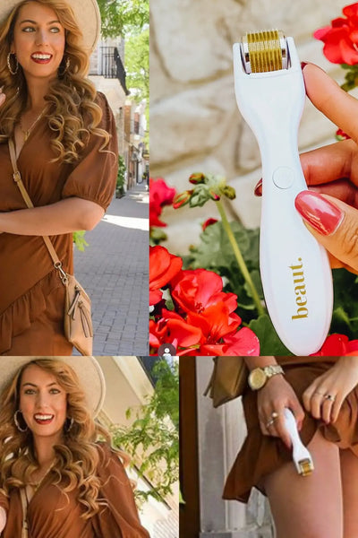 LED Micro-needling Red Light Therapy Roller - Melissa Jean Boutique