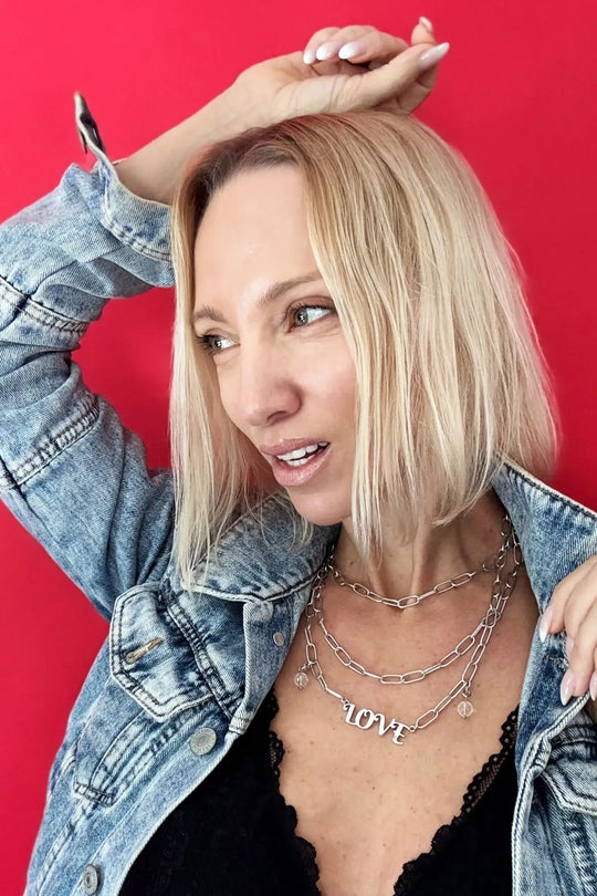 Love Long Chain Necklace - Long chain