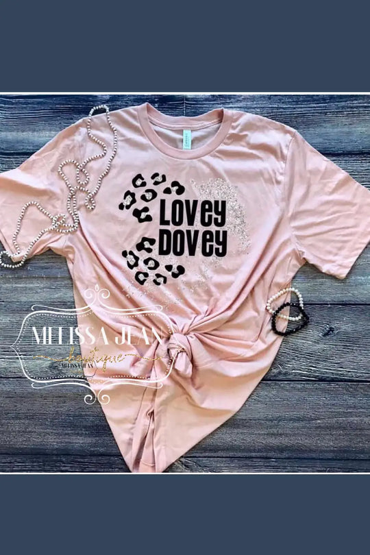 Lovey Dovey Valentine Tee - Melissa Jean Boutique