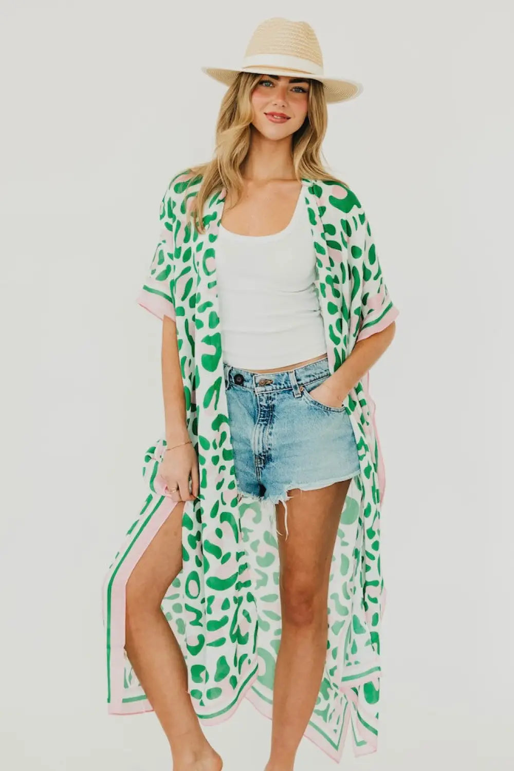 Lena Leopard Kimono - Kimono