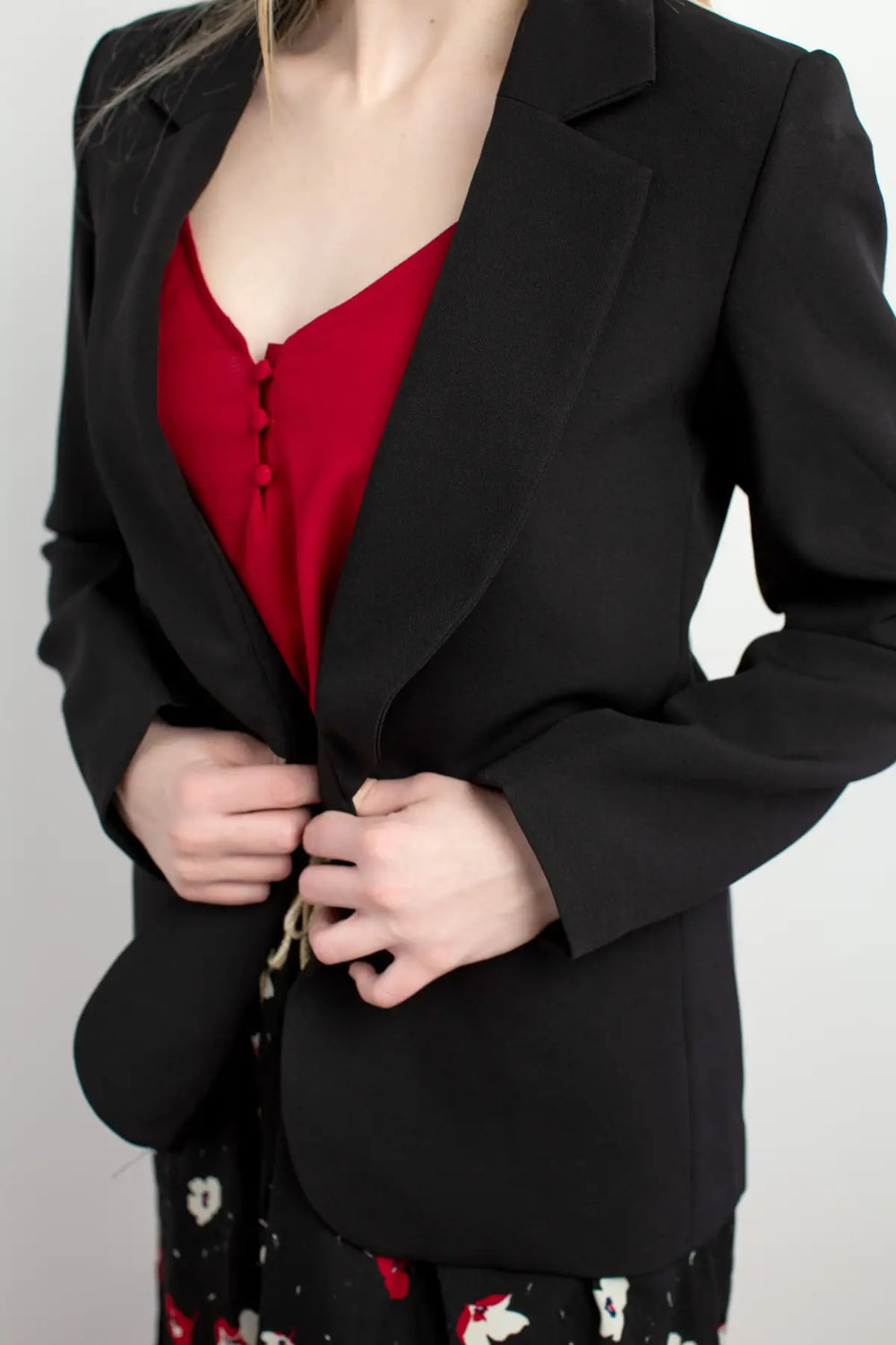 Prim and Proper Black Blazer - Melissa Jean Boutique