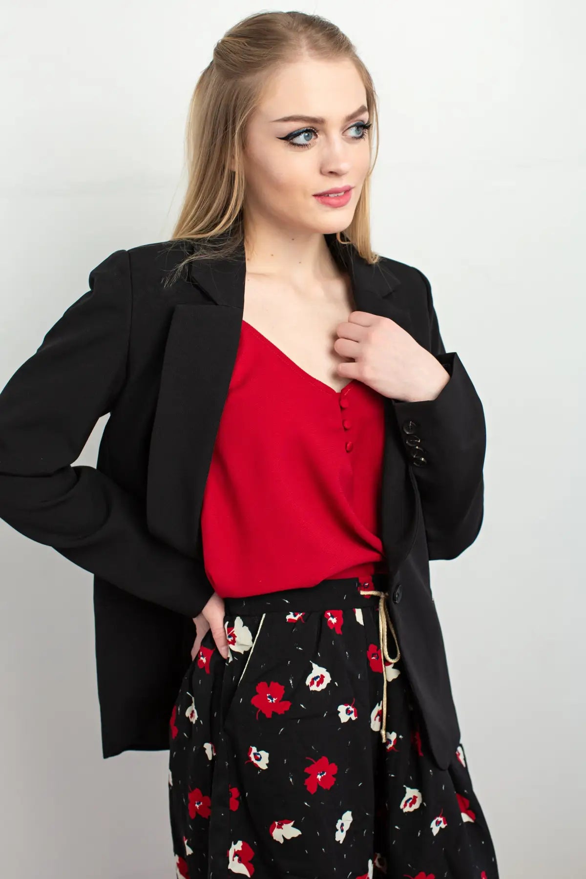 Prim and Proper Black Blazer - Melissa Jean Boutique