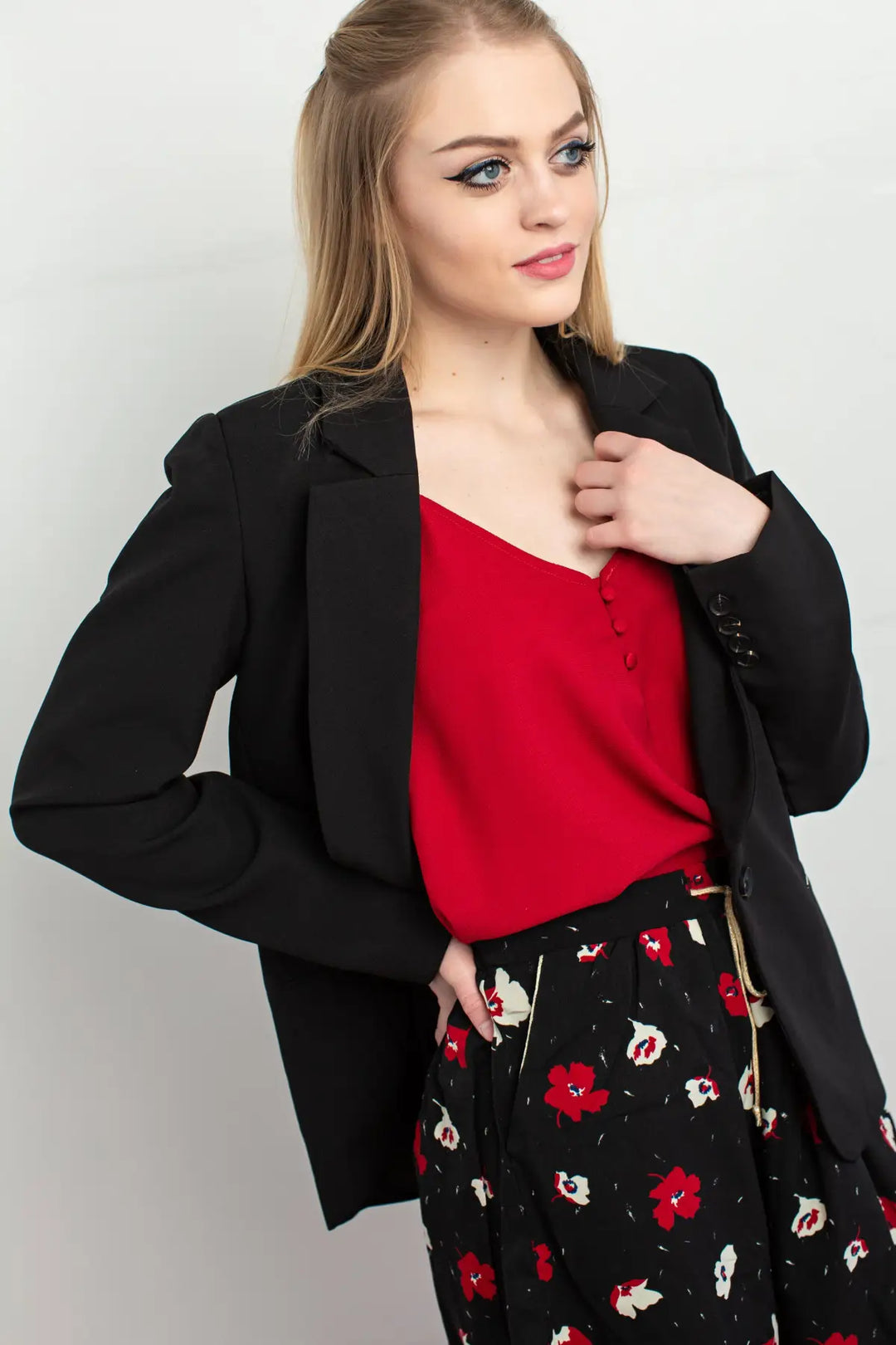 Prim and Proper Black Blazer - Melissa Jean Boutique