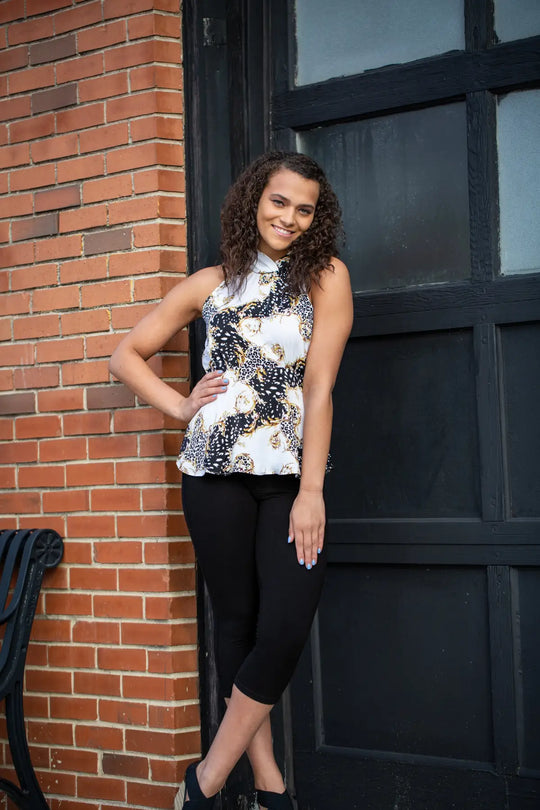 Black Brazillian Moleton Jean Capris - Melissa Jean Boutique