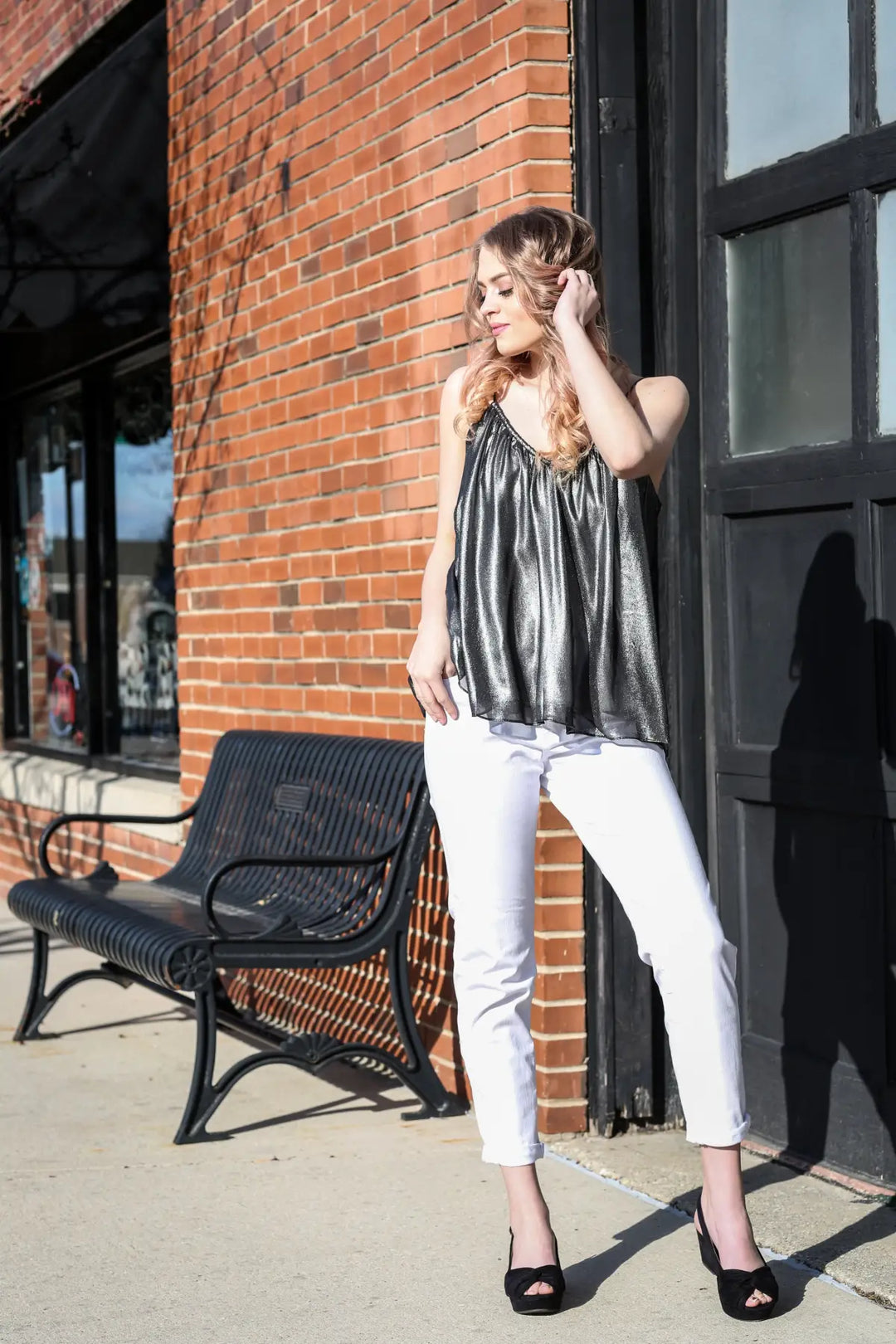 Classic White Boyfriend Jeans - Melissa Jean Boutique