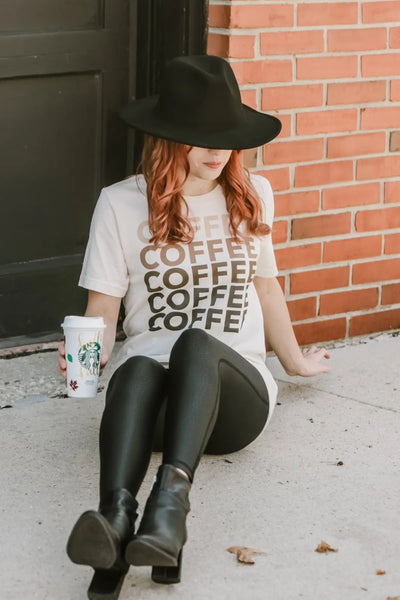 Fifty Shades of Coffee Tee - Tops