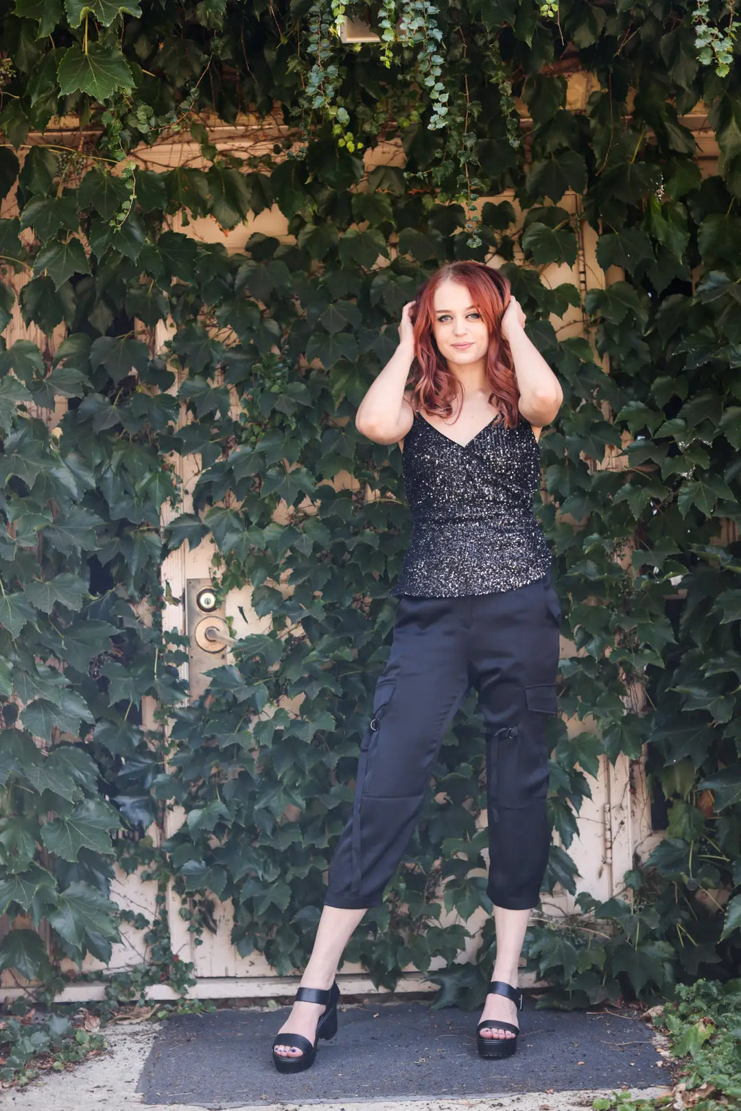 Girls Night Shining Star Sequin Cami Top - Tops