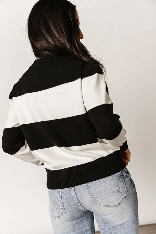 Sweet On Stripes Sweater - Tops