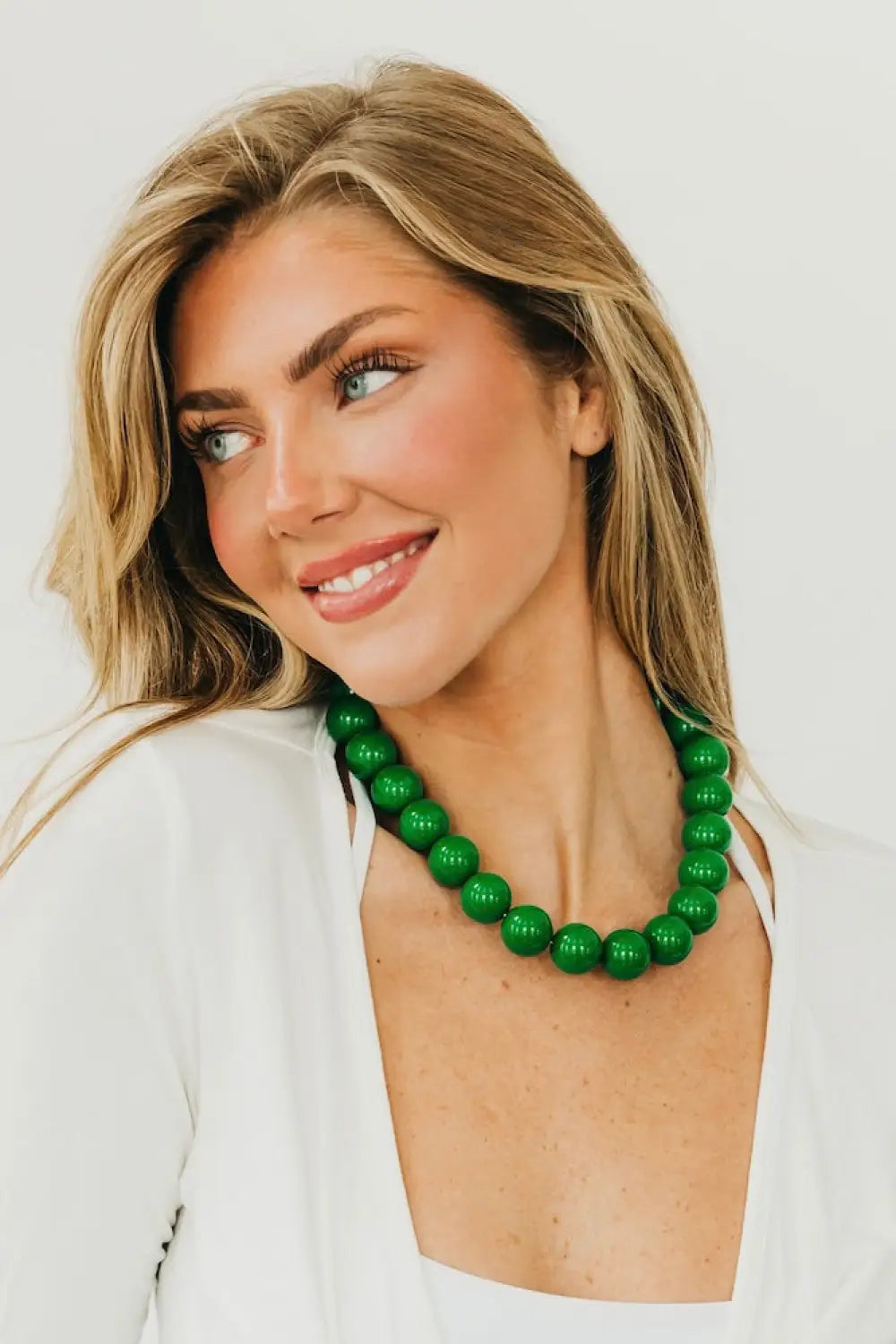 Mindi Multipurpose Bag Charm/Necklace - Emerald - Bag Accessories
