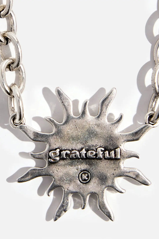 Grateful Sun Choker Necklace - midi choker