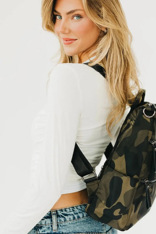Nori Nylon Purse Backpack