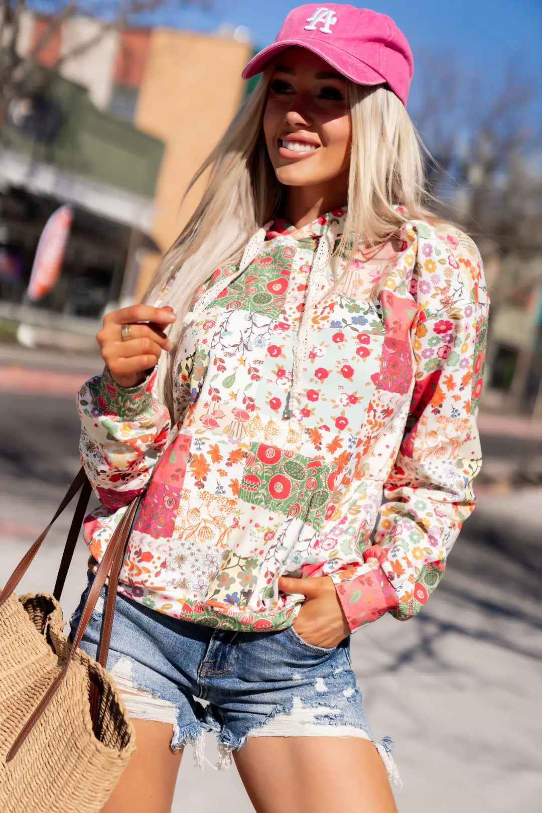 University Hoodie - Wild Blooms - Tops