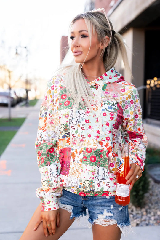 University Hoodie - Wild Blooms - Tops