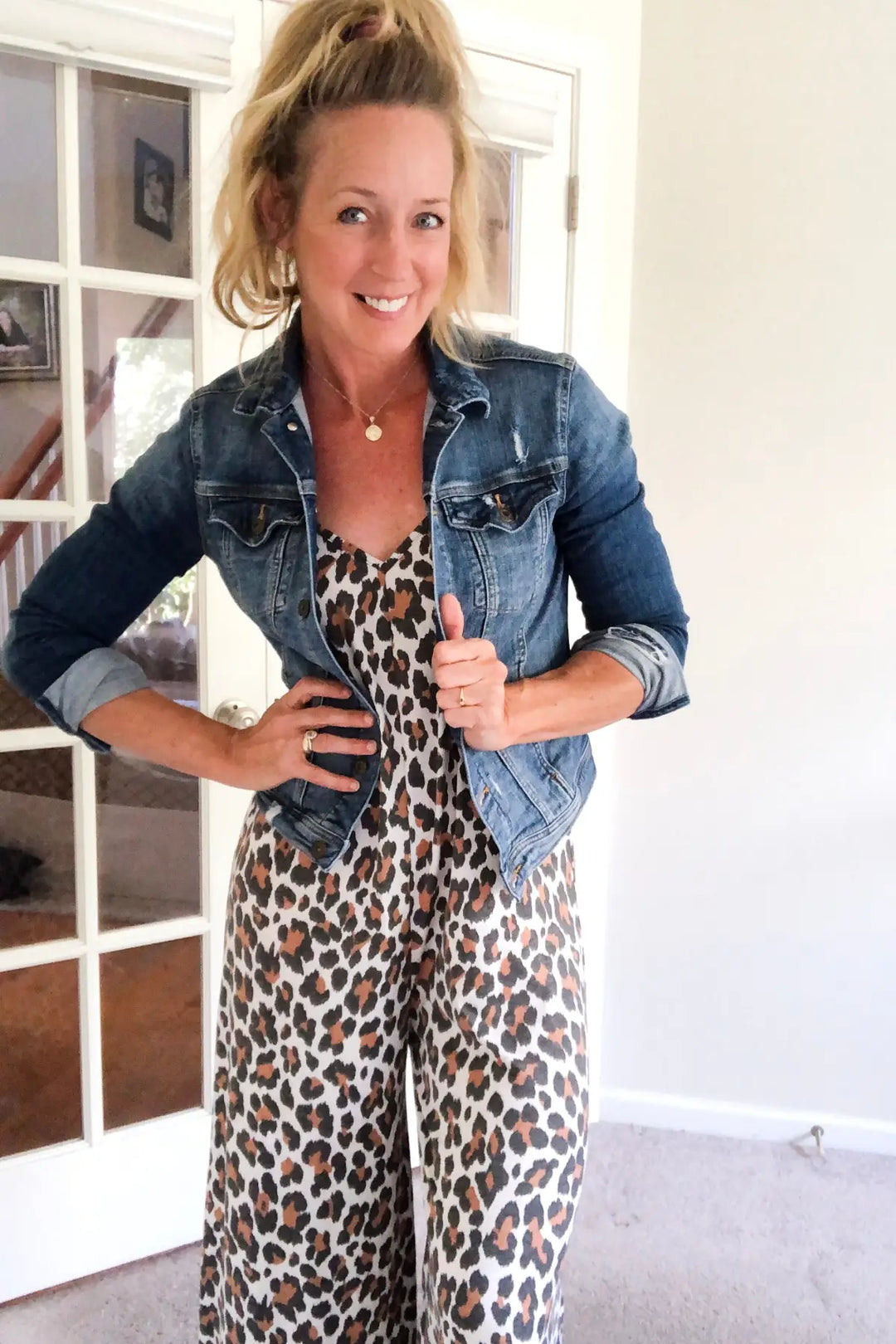 Liv Cheetah Jumper - Melissa Jean Boutique