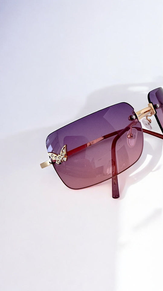 Papillon Black Sunglasses