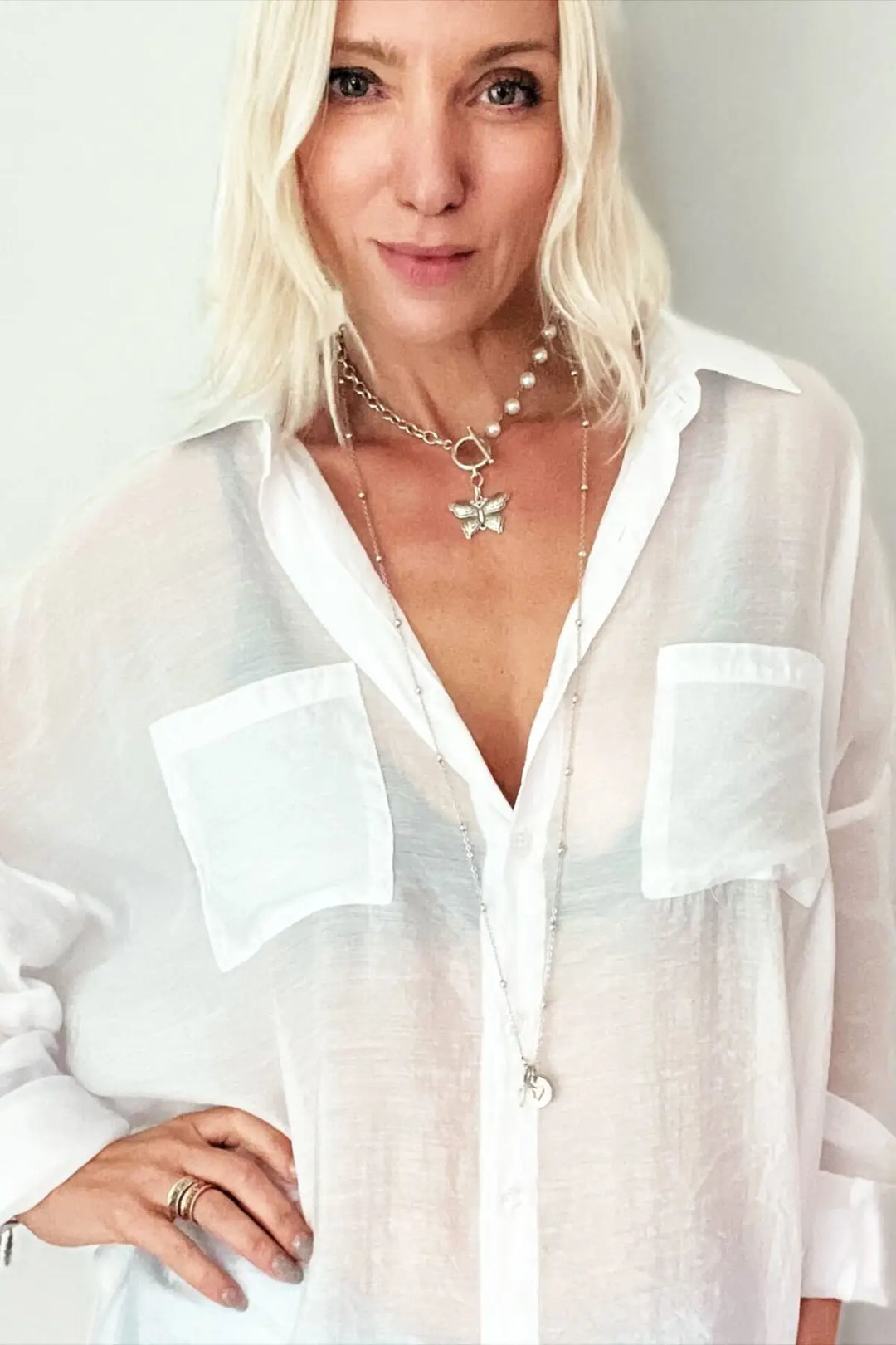 I Am Enough Heart Dainty Necklace - dainty