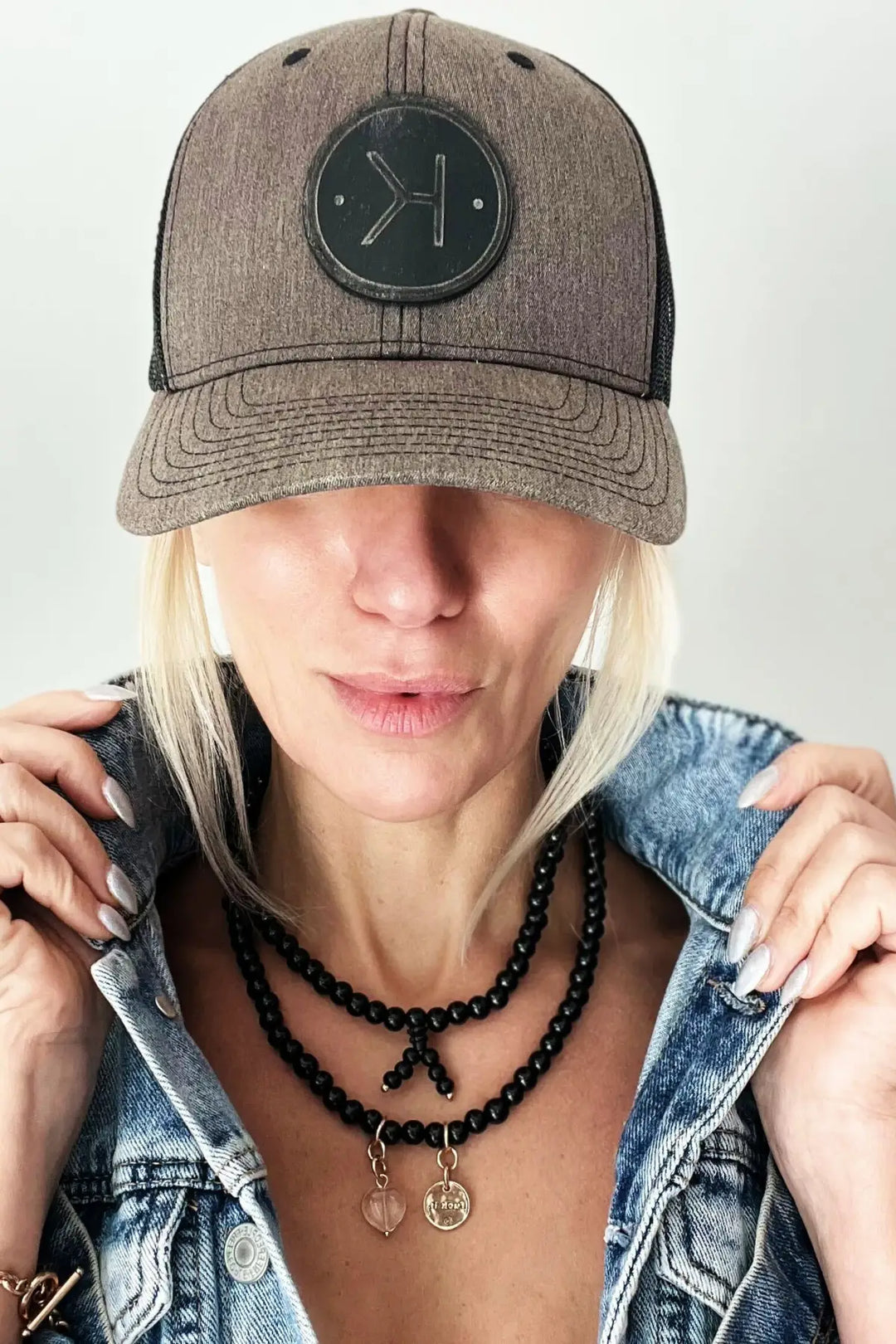 F*ck It Heart Wood Boho Wrap Bracelet/Necklace - wood boho